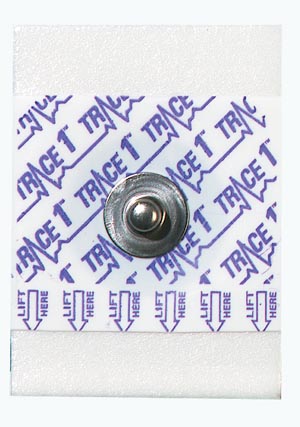 Electrode ECG Holter Stress Foam ElectroBlue Gel Super-Tack Diaphoretic Adhesive Latex-Free Trace 1™ Monitoring Non-Radiolucent (30/PK 10PK/BX) by Nikomed U.S.A., Inc.  ID 5533-3